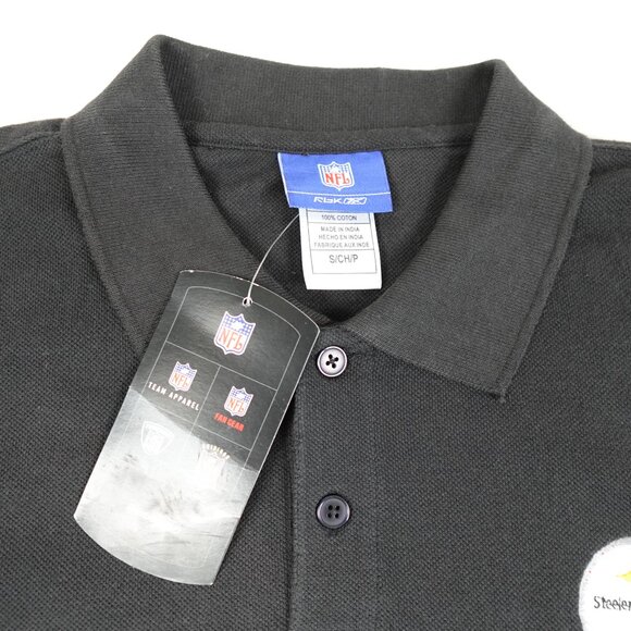 Reebok Pittsburgh Steelers NFL Team Shirt Size Small / Medium Golf Polo - Picture 2 of 9